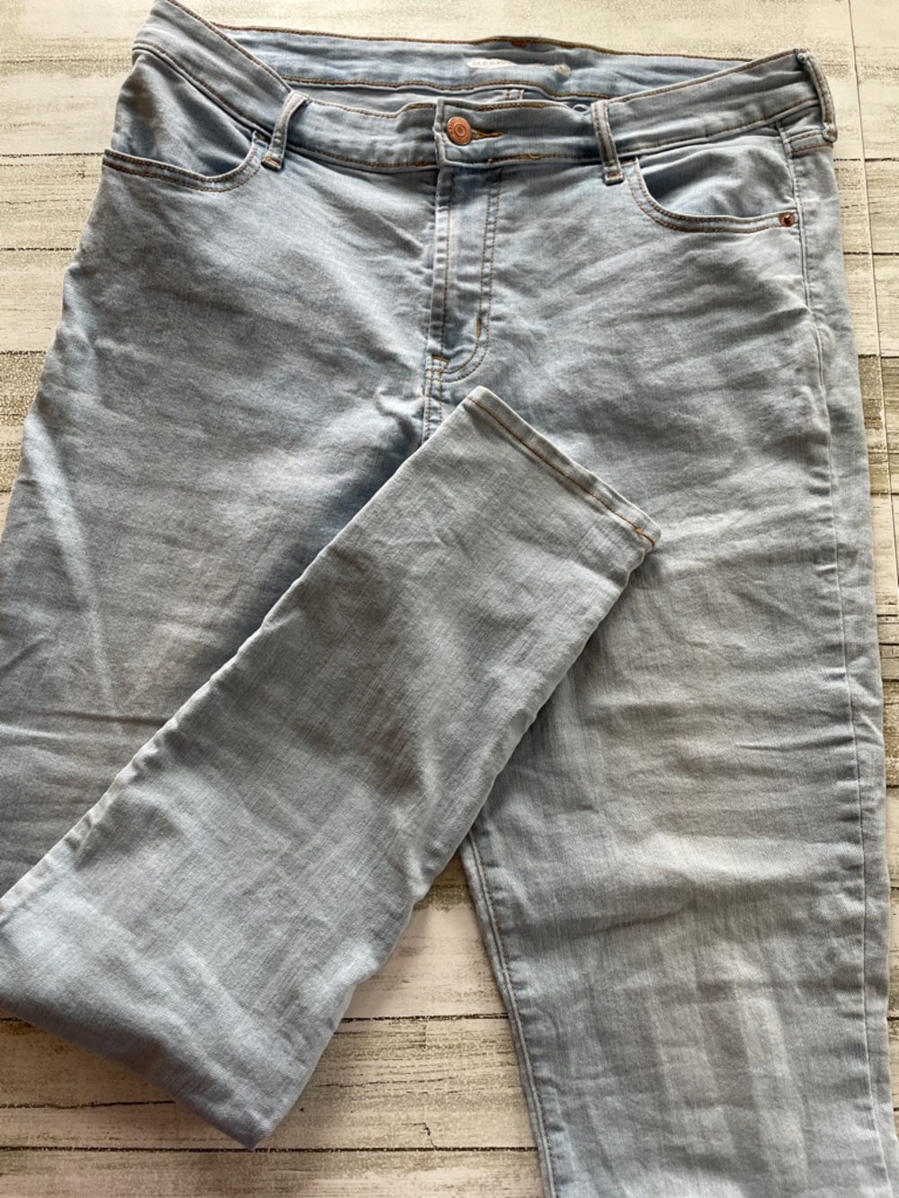 Old Navy Light Blue Slim Straight Stretchy Skinny Jeans